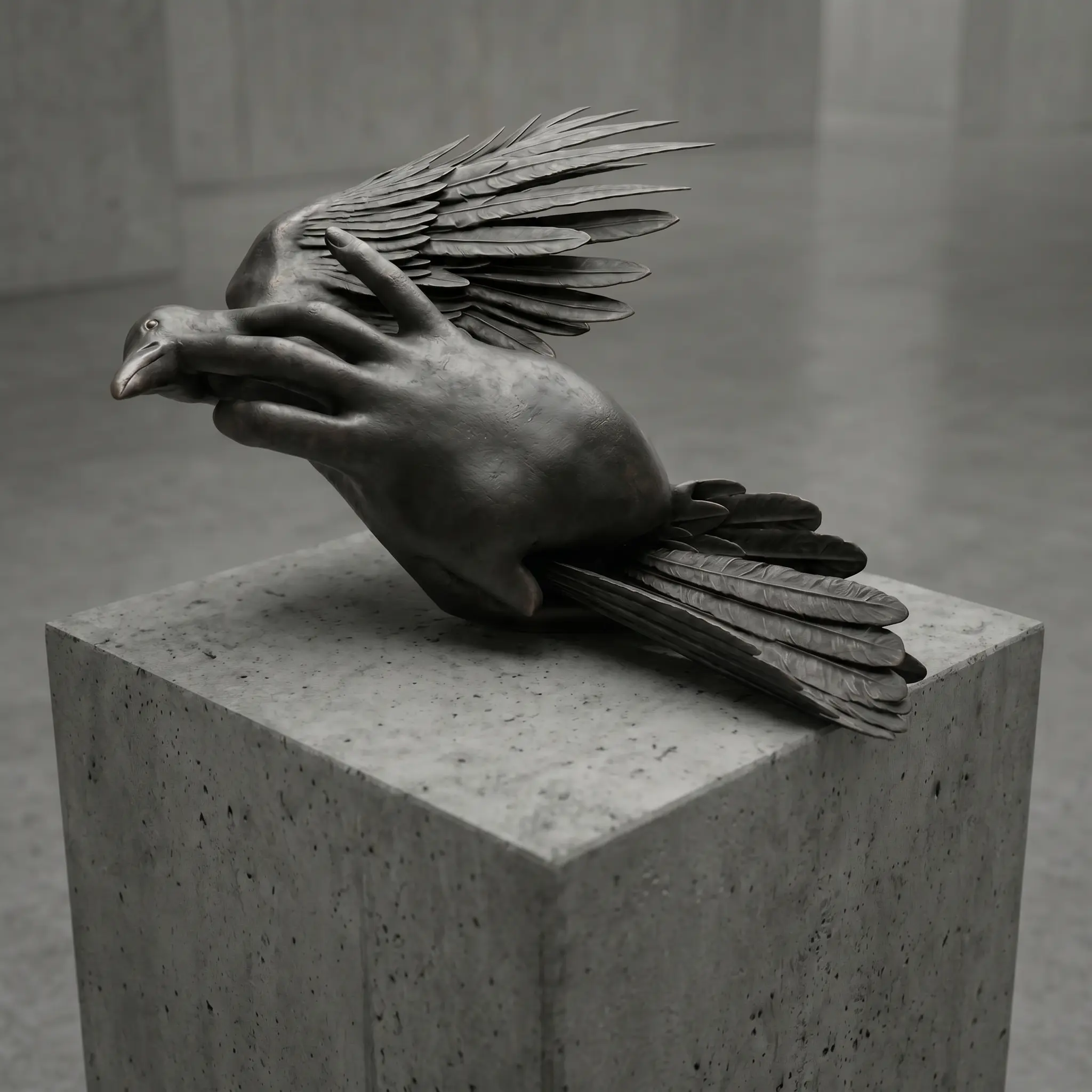 Crow Sculpture – Design 2
