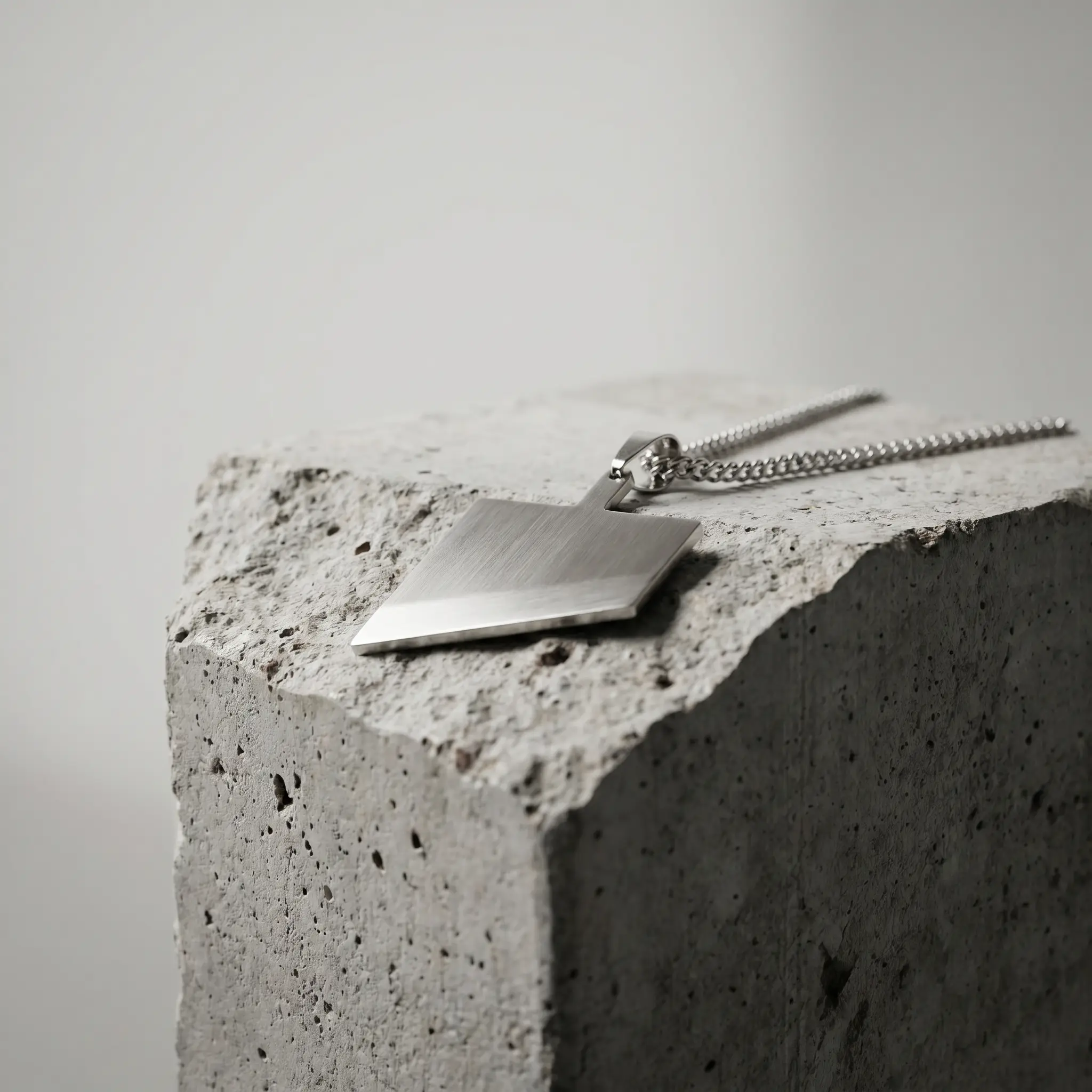 Guillotine Blade Pendant Necklace